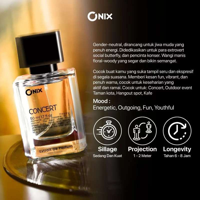 ONIX Fragrance - CONCERT Extrait De Parfum 30ml 50ml