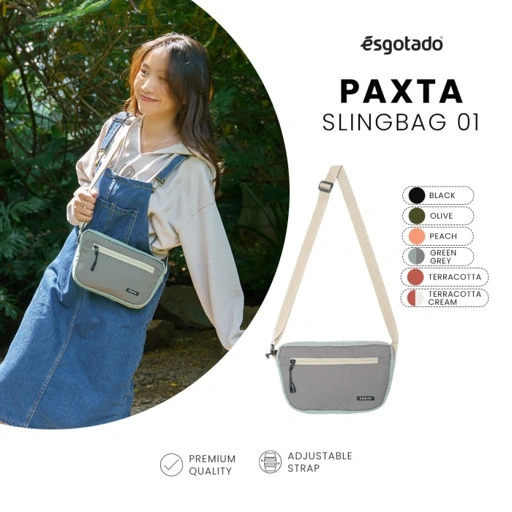Image of Tas Selempang Pria Wanita - Paxta Sling Bag 01 Kanvas - Esgotado