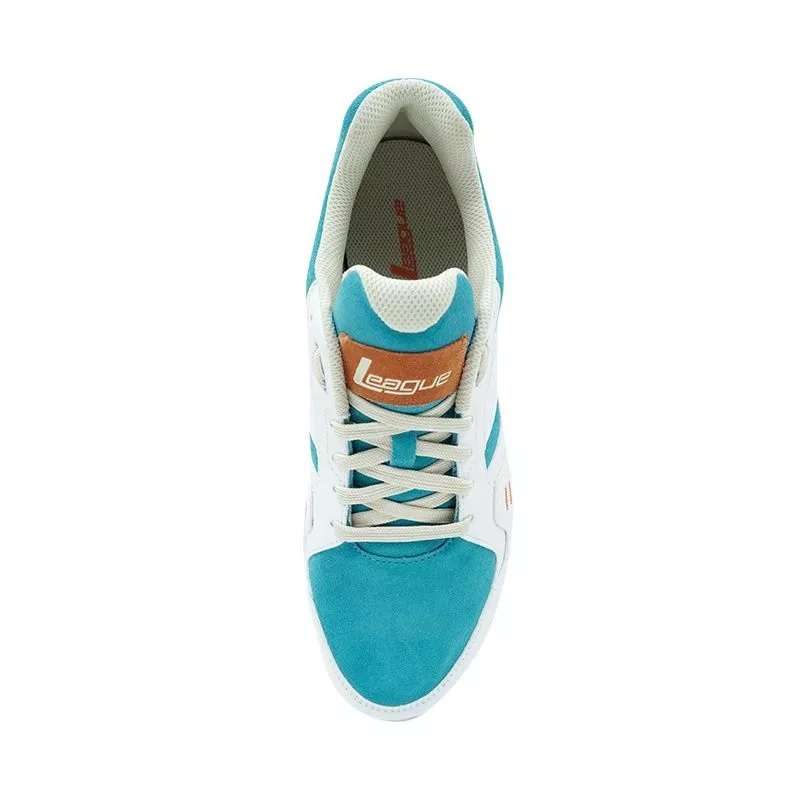 Sepatu League Cruz Suede - Capri Breeze/Black/Vibrant Orange 1012124418N