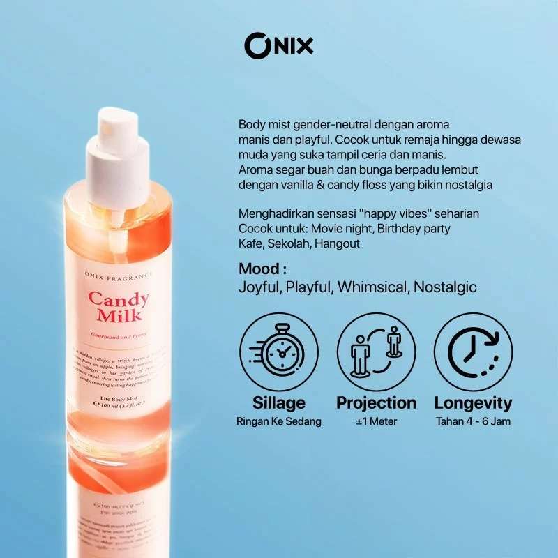 ONIX Fragrance - CANDY MILK Body Mist 100ml