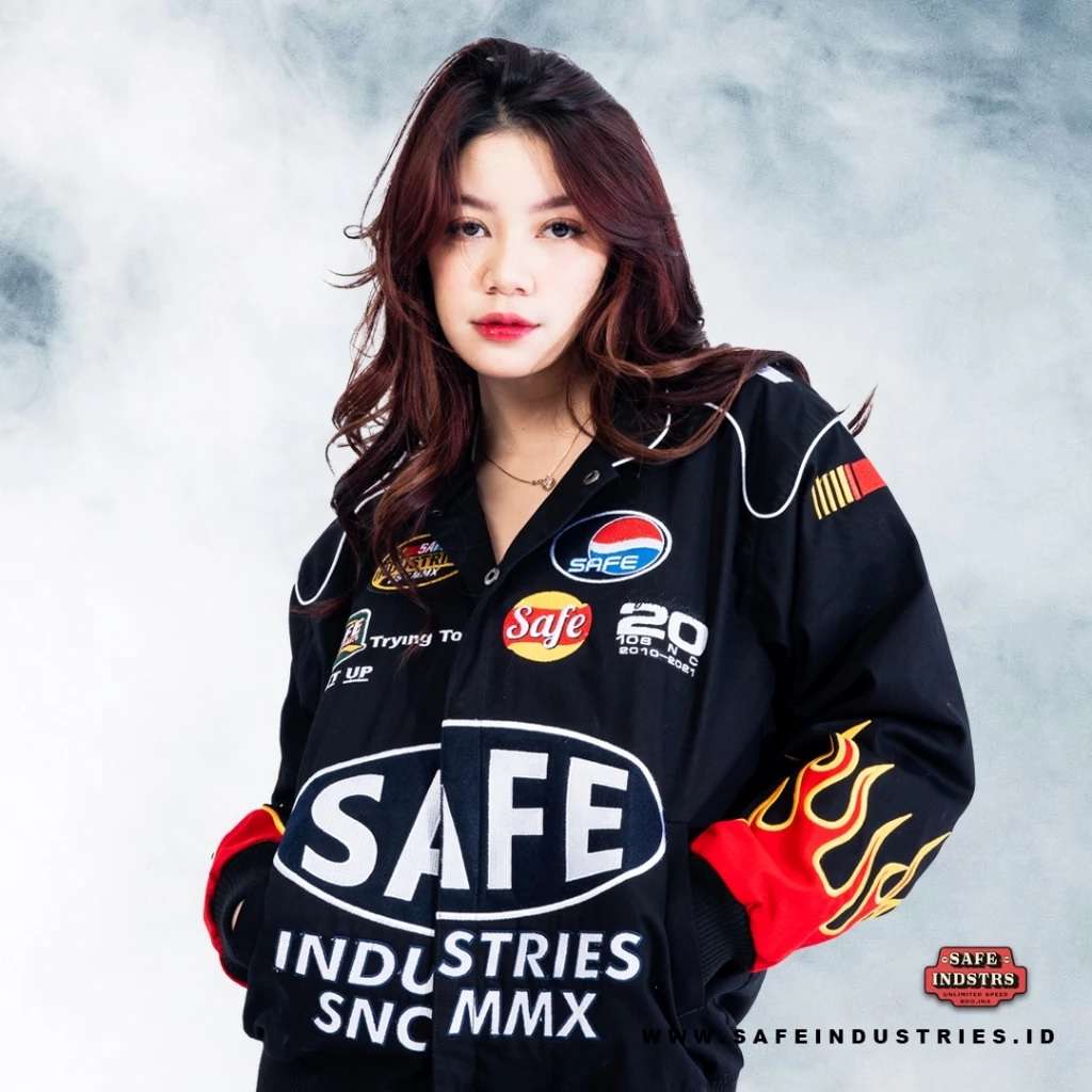 Safe Industries - Jacket Hight Black Nascar