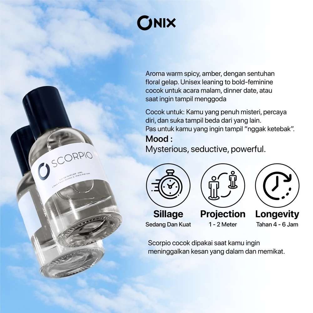 ONIX Fragrance - SCORPIO Eau De Parfum 30ml