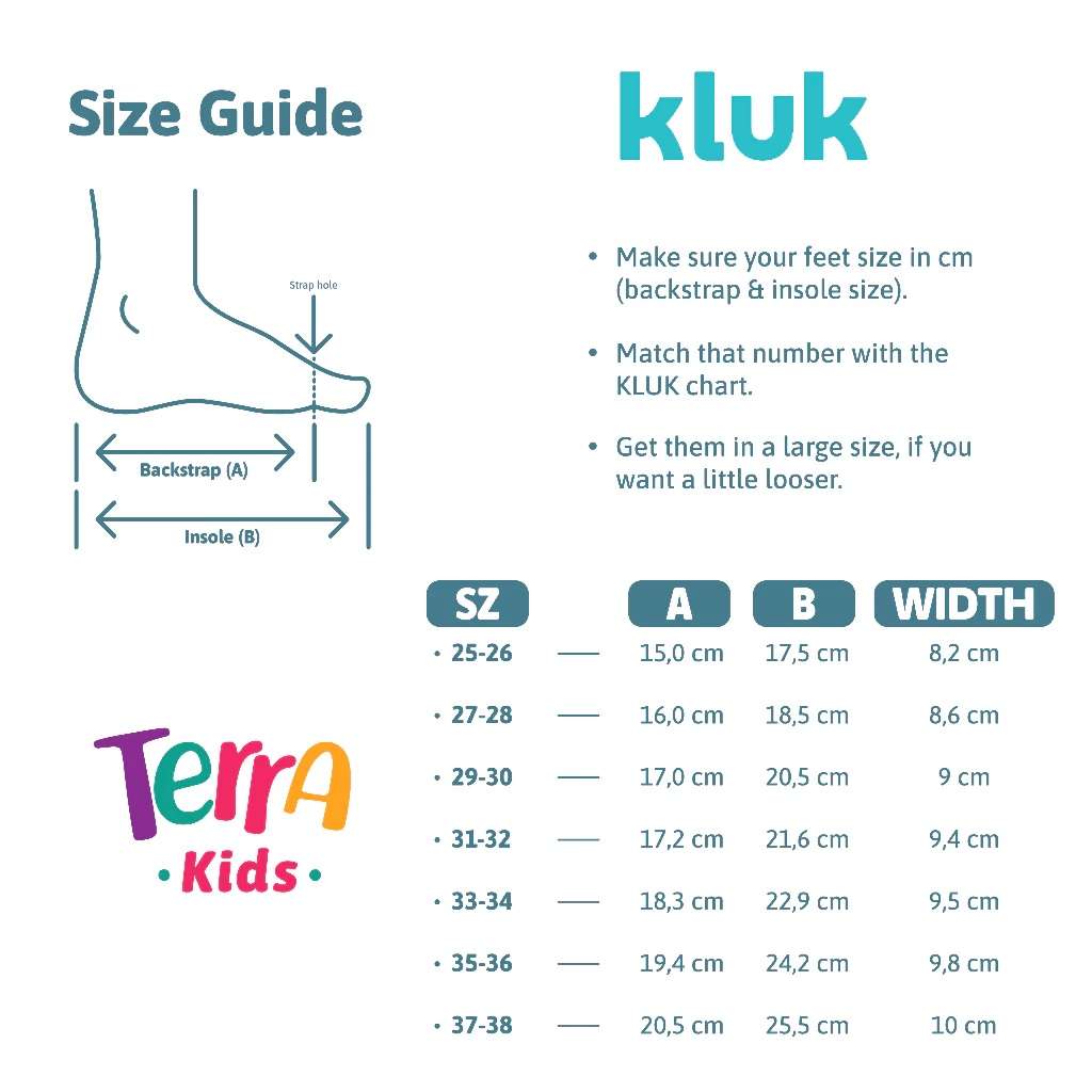 Kluk Sandal Jepit - TERRA UNO ESTA BLUEWHITE