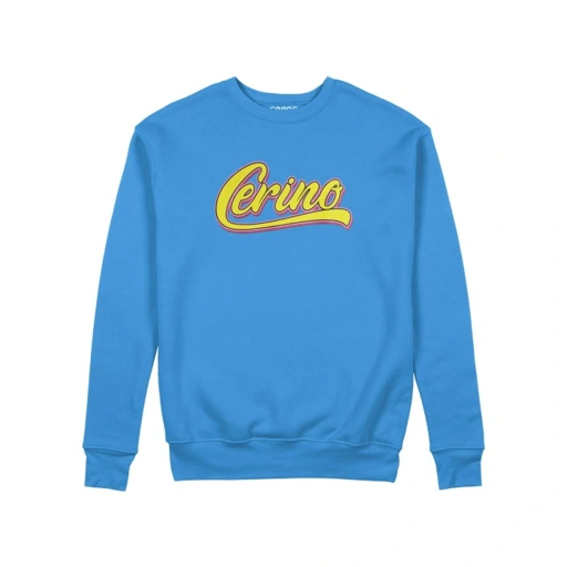 Image of Baseball Type YL Crewneck Blue