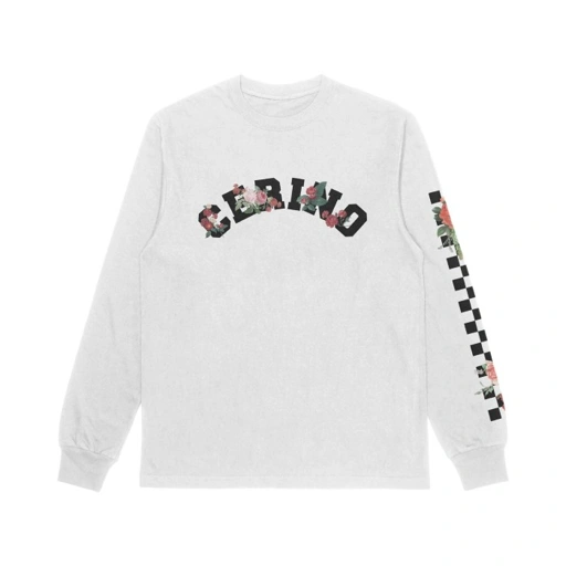 Image of Cerino Long Sleeve T-shirt White Roses