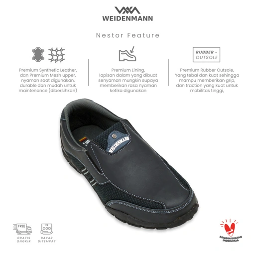 Image of Sepatu Slip On Casual Pria Weidenmann (Walker 03)