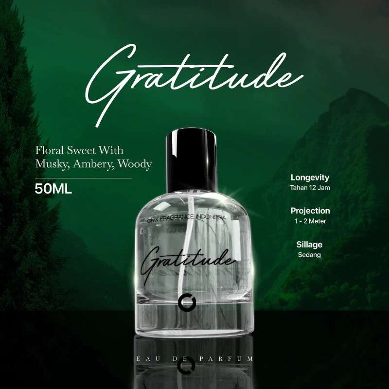 ONIX Fragrance - GRATITUDE Eau De Parfum 30ml 50ml