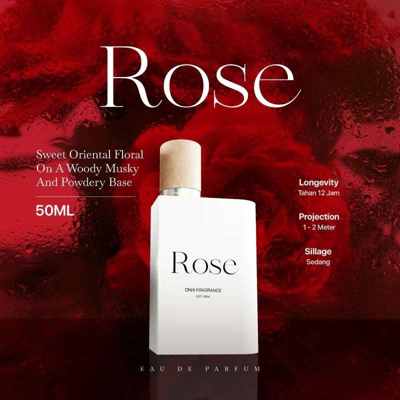 ONIX Rose Eau De Parfum 50ml 30ml