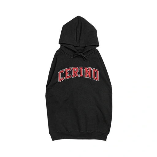 Image of Cerino Sleevless Hoodie | Black & Navy