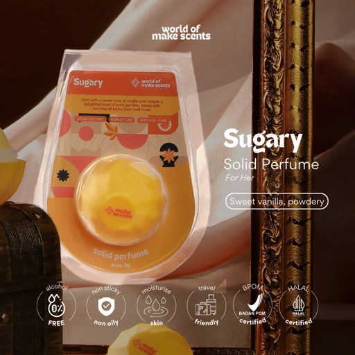 Image of [SUGARY] Make Scents Solid Perfume | Padat Perempuan (New Formulation)