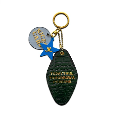 Image of Jovem X Nice Car Keychain: The Manifesto - Green