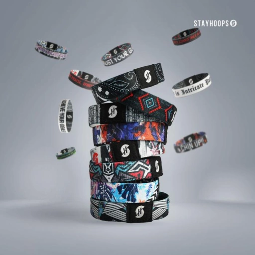 Image of Gelang Pria Keren Reversible Wristband Stayhoops Aksesoris Daily Bracelets