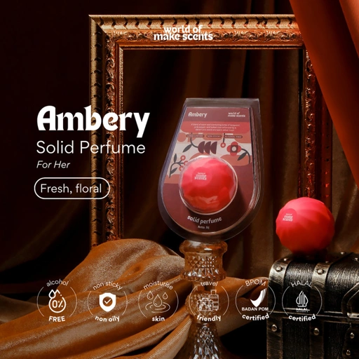 Image of [AMBERY] World Of Make Scents Solid Perfume | Padat Perempuan