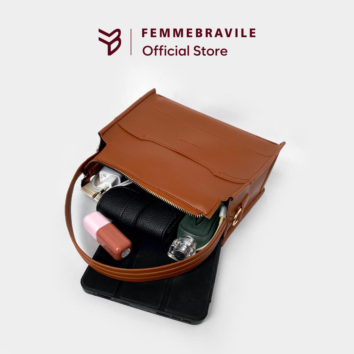 LUNA BAG Tas Wanita Elegan Premium | Handbag Wanita Kekinian | Tas Kerja & Hangout | Femmebravile
