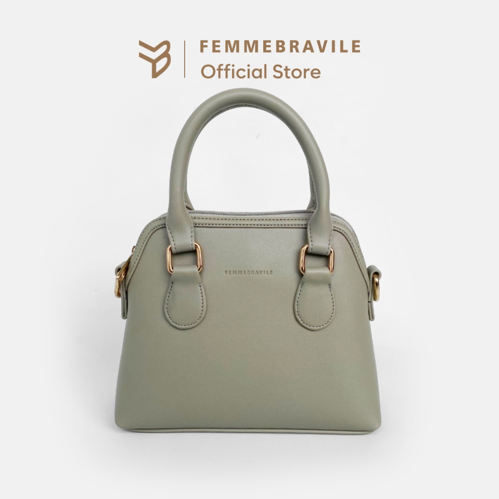 Femmebravile - Femo Small Leather - Tas Wanita - Sling Bag -  Shoulder Bag - Tas Selempang Wanita