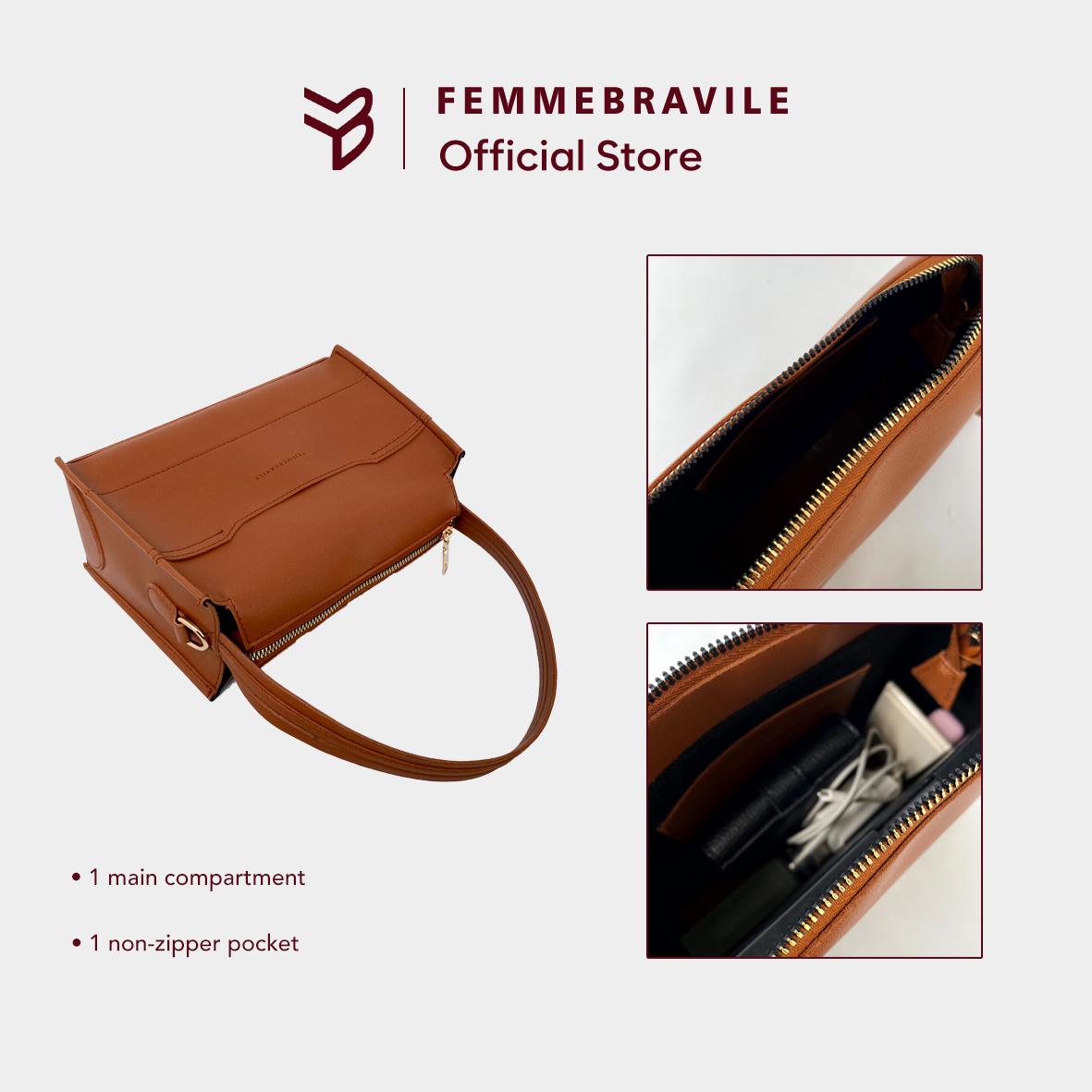 LUNA BAG Tas Wanita Elegan Premium | Handbag Wanita Kekinian | Tas Kerja & Hangout | Femmebravile