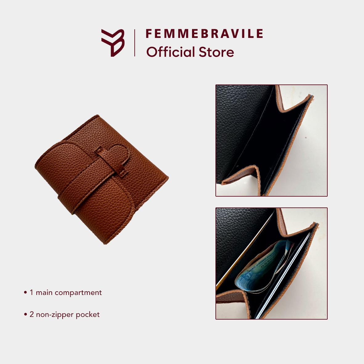 Dompet Wanita Mini Kulit Premium | Wallet Lipat Kecil Elegan Muat Kartu & Uang | Dinda Wallet