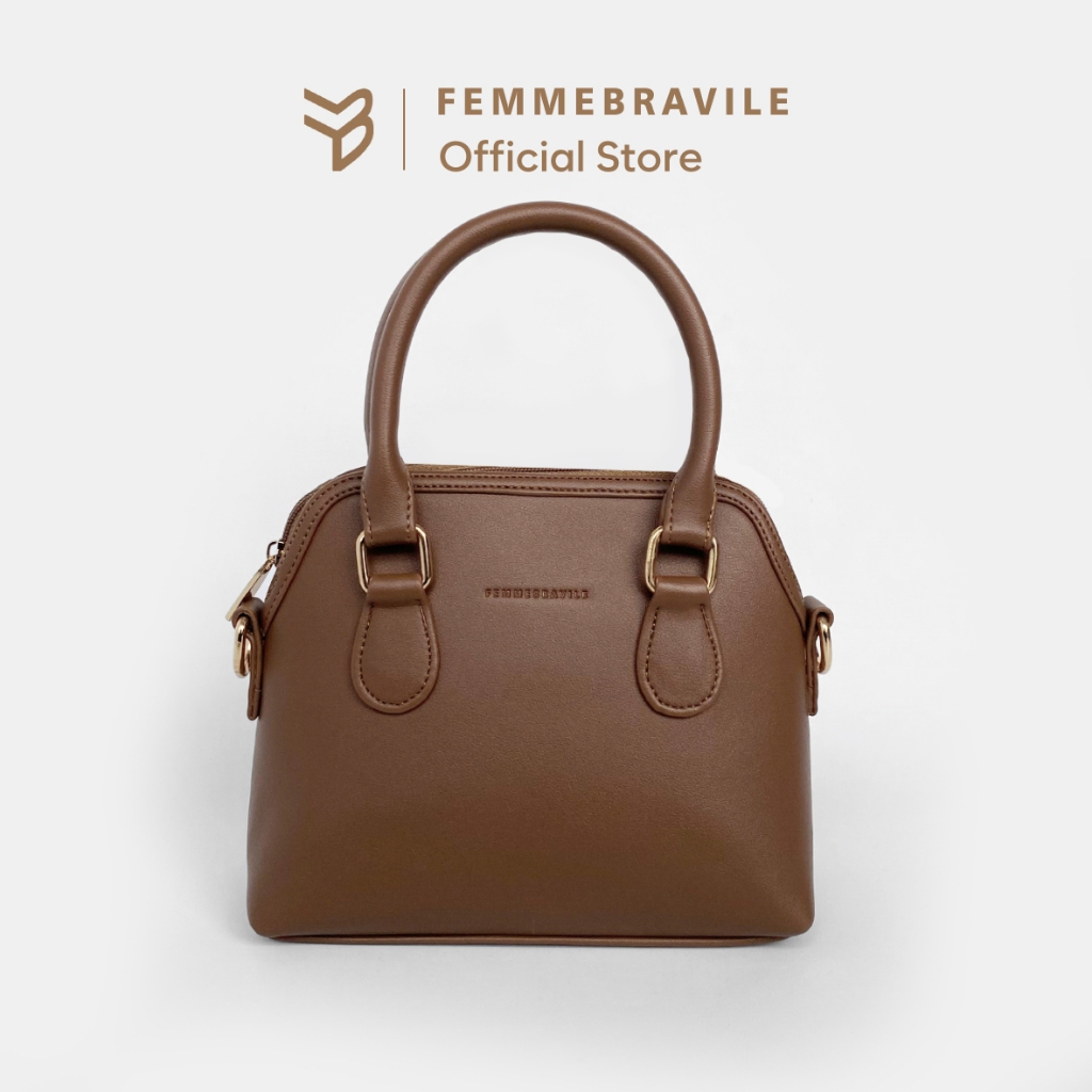 Femmebravile - Femo Small Leather - Tas Wanita - Sling Bag -  Shoulder Bag - Tas Selempang Wanita