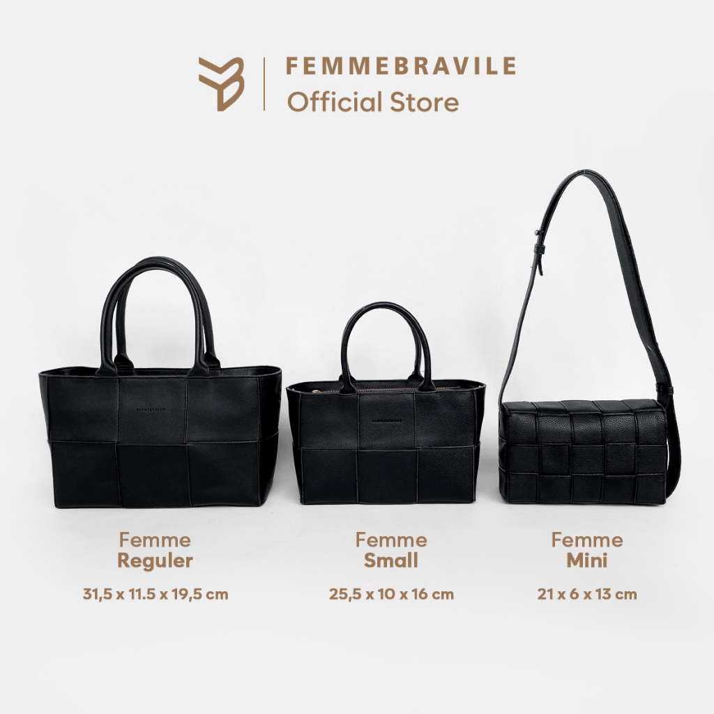 FEMMEBRAVILE Sling Bag Tas Selempang Wanita Fashion Women Shoulder bag FEMME Bag
