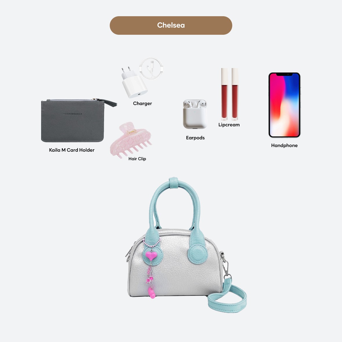 FEMMEBRAVILE Sling Bag Tas Selempang Wanita Fashion Women Shoulder bag Chelsea Bag Spesial Launching