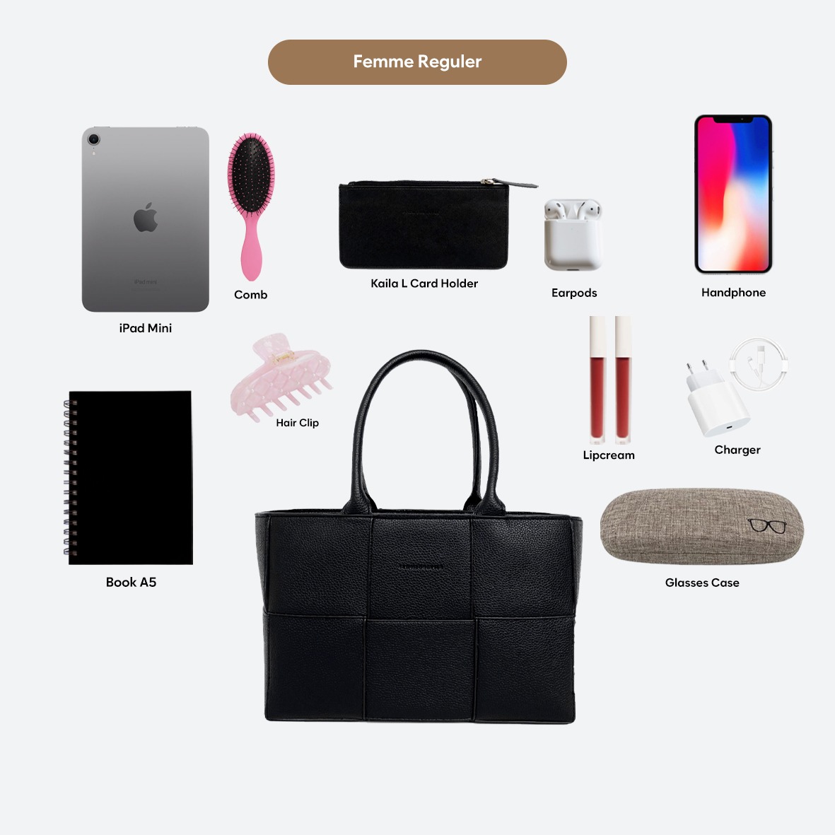 FEMMEBRAVILE Sling Bag Tas Selempang Wanita Fashion Women Shoulder bag FEMME Bag