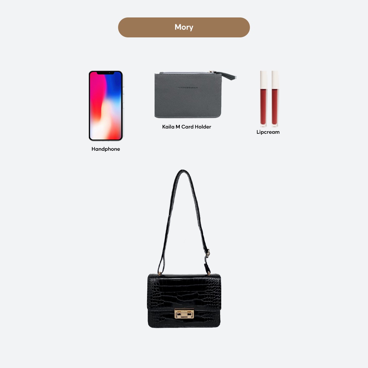 Femmebravile Sling Bag Tas Selempang Wanita Fashion Women Shoulder bag Mory Bag