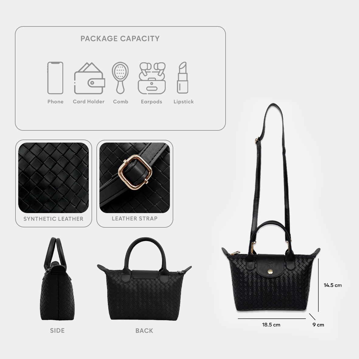 FEMMEBRAVILE Sling Bag Tas Selempang Wanita Fashion Women Shoulder bag Jennie Gayatri Bag