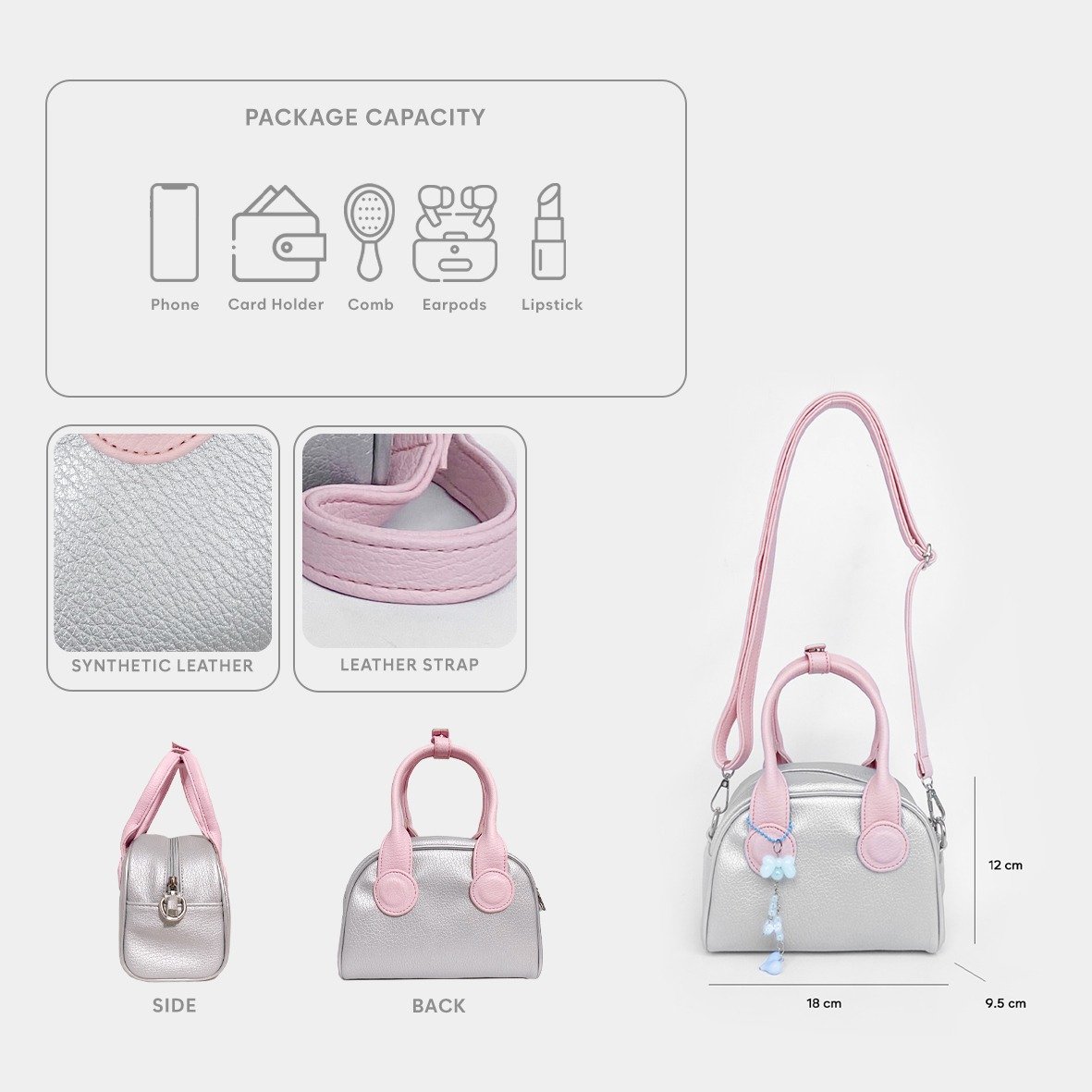 FEMMEBRAVILE Sling Bag Tas Selempang Wanita Fashion Women Shoulder bag Chelsea Bag Spesial Launching