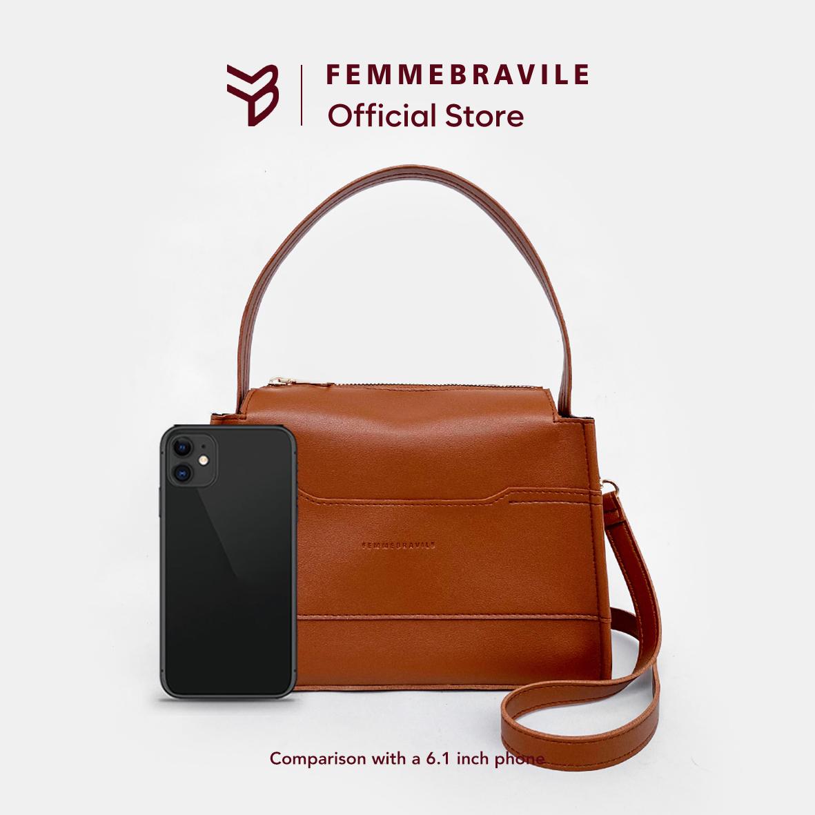 LUNA BAG Tas Wanita Elegan Premium | Handbag Wanita Kekinian | Tas Kerja & Hangout | Femmebravile