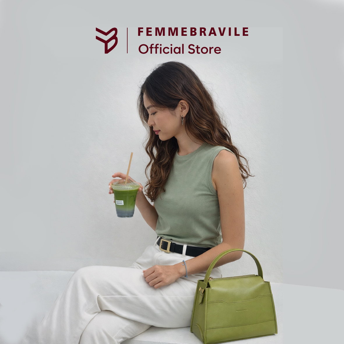 LUNA BAG Tas Wanita Elegan Premium | Handbag Wanita Kekinian | Tas Kerja & Hangout | Femmebravile