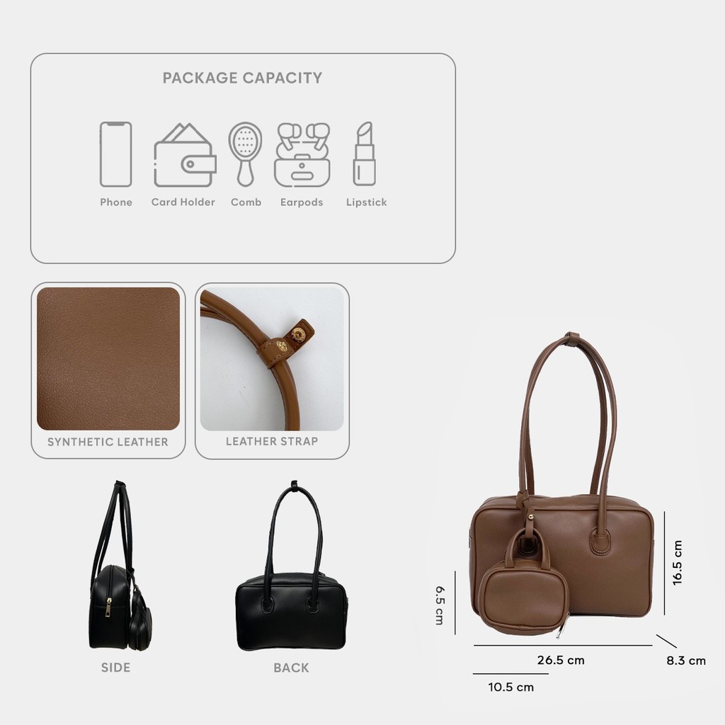 Femmebravile | Tas Wanita | Tas Bahu Wanita | Tas Wanita Populer | Kyomi Bag