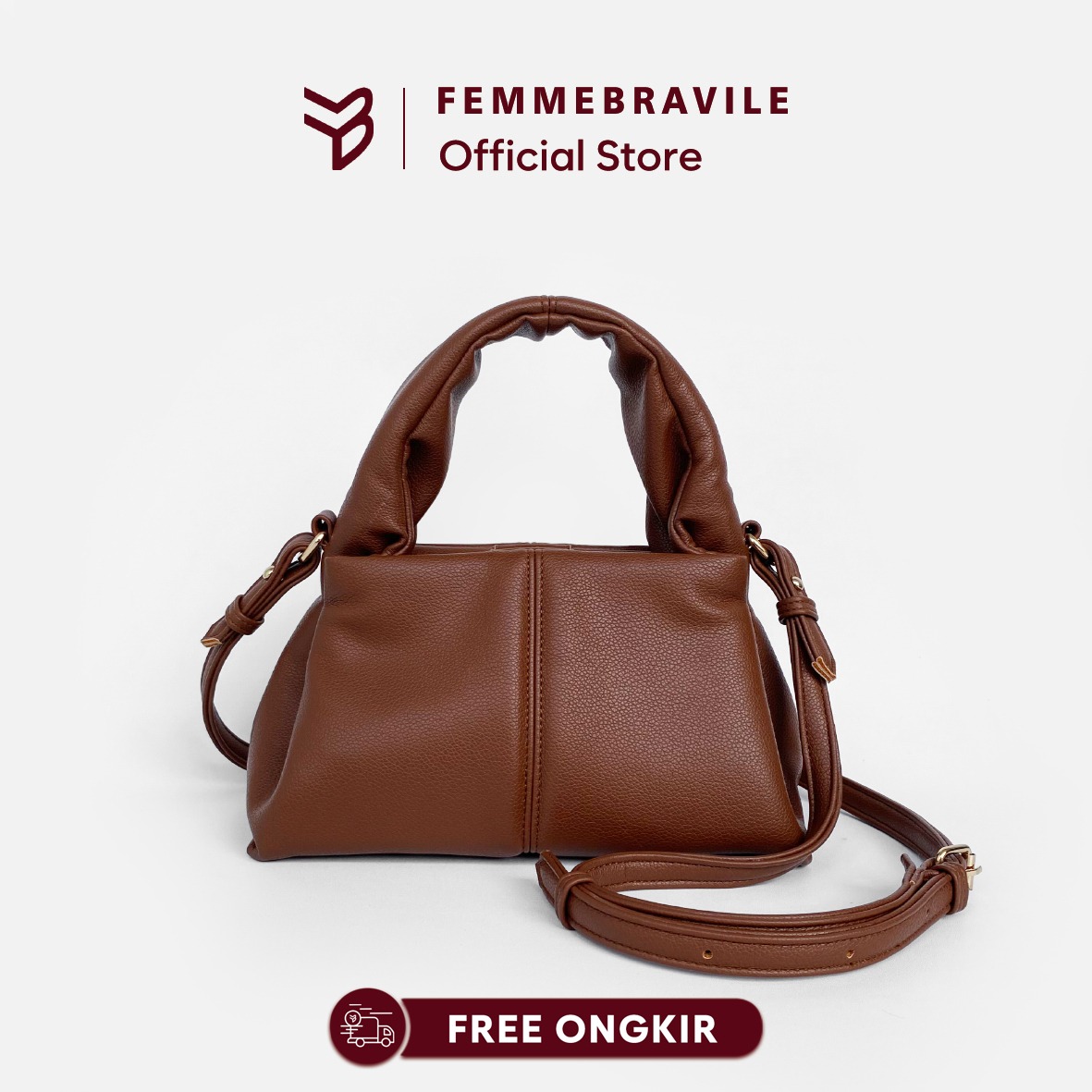 FEMMEBRAVILE Agatha Bag Tas Wanita Sling bag  Shoulde bag Tas Selempang Wanita Tas Bahu
