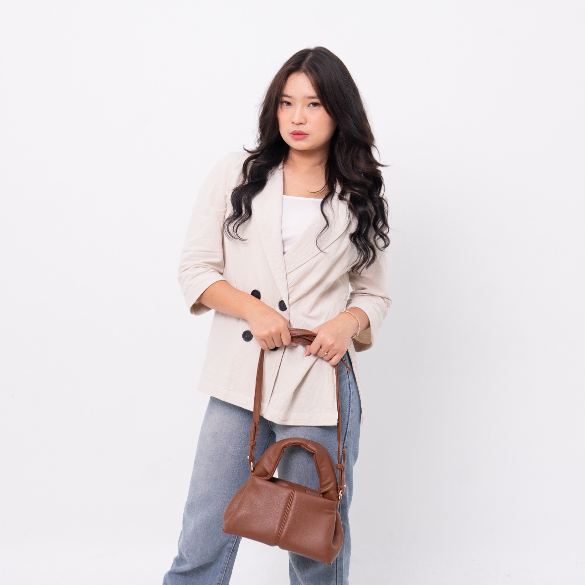 FEMMEBRAVILE Agatha Bag Tas Wanita Sling bag  Shoulde bag Tas Selempang Wanita Tas Bahu