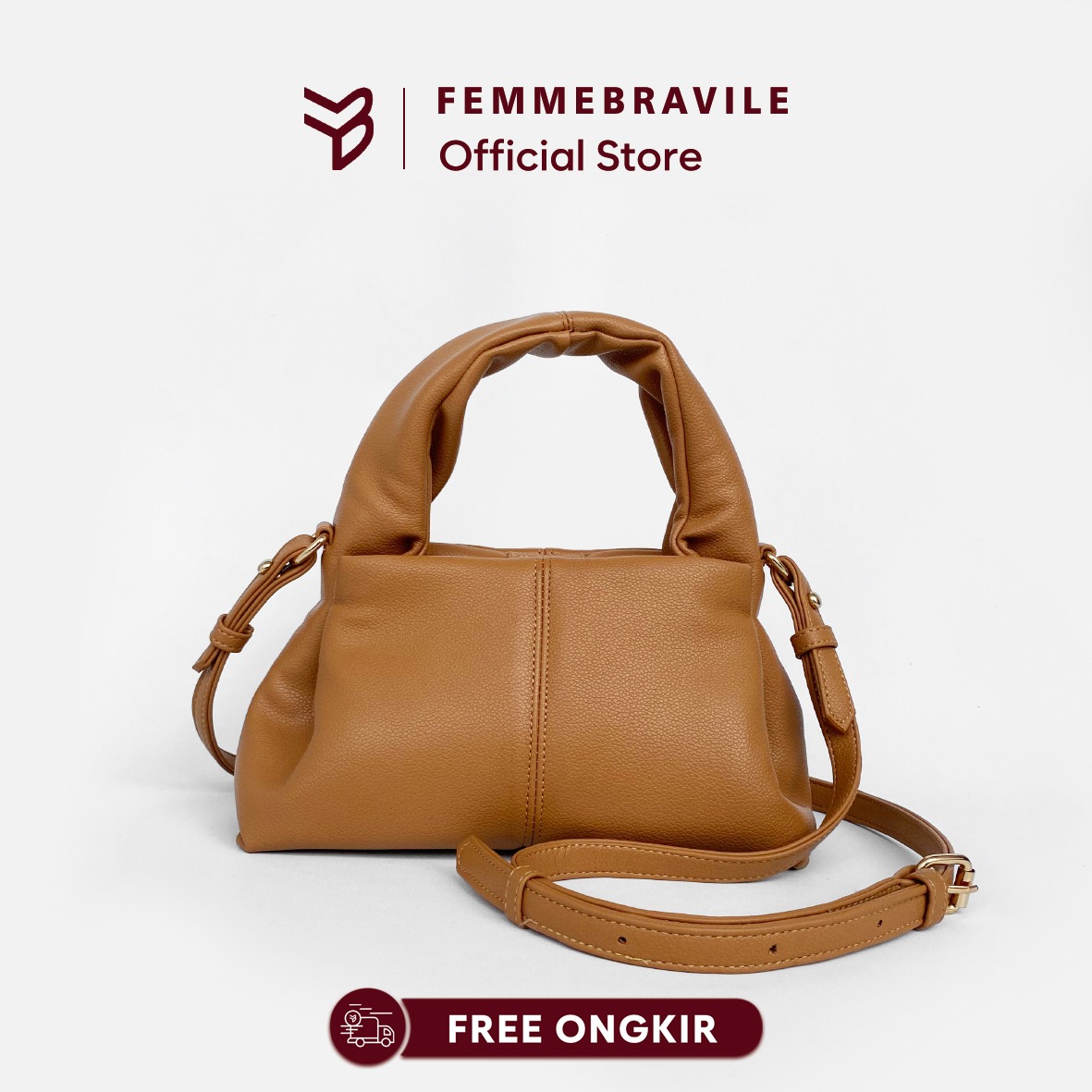 FEMMEBRAVILE Agatha Bag Tas Wanita Sling bag  Shoulde bag Tas Selempang Wanita Tas Bahu