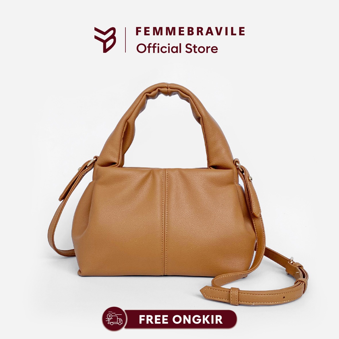 FEMMEBRAVILE Agatha Bag Tas Wanita Sling bag  Shoulde bag Tas Selempang Wanita Tas Bahu