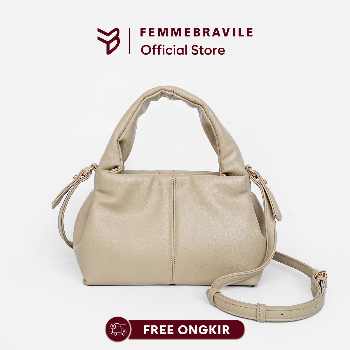 FEMMEBRAVILE Agatha Bag Tas Wanita Sling bag  Shoulde bag Tas Selempang Wanita Tas Bahu