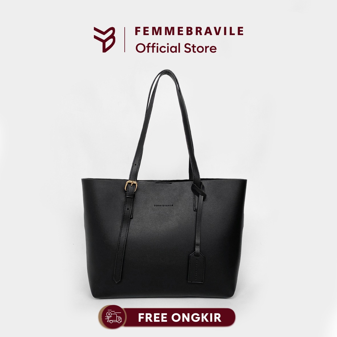 FEMMEBRAVILE Tas Wanita Totebag Fashion Wanita Shoulder Bag Totebag Kuliah Arma Bag