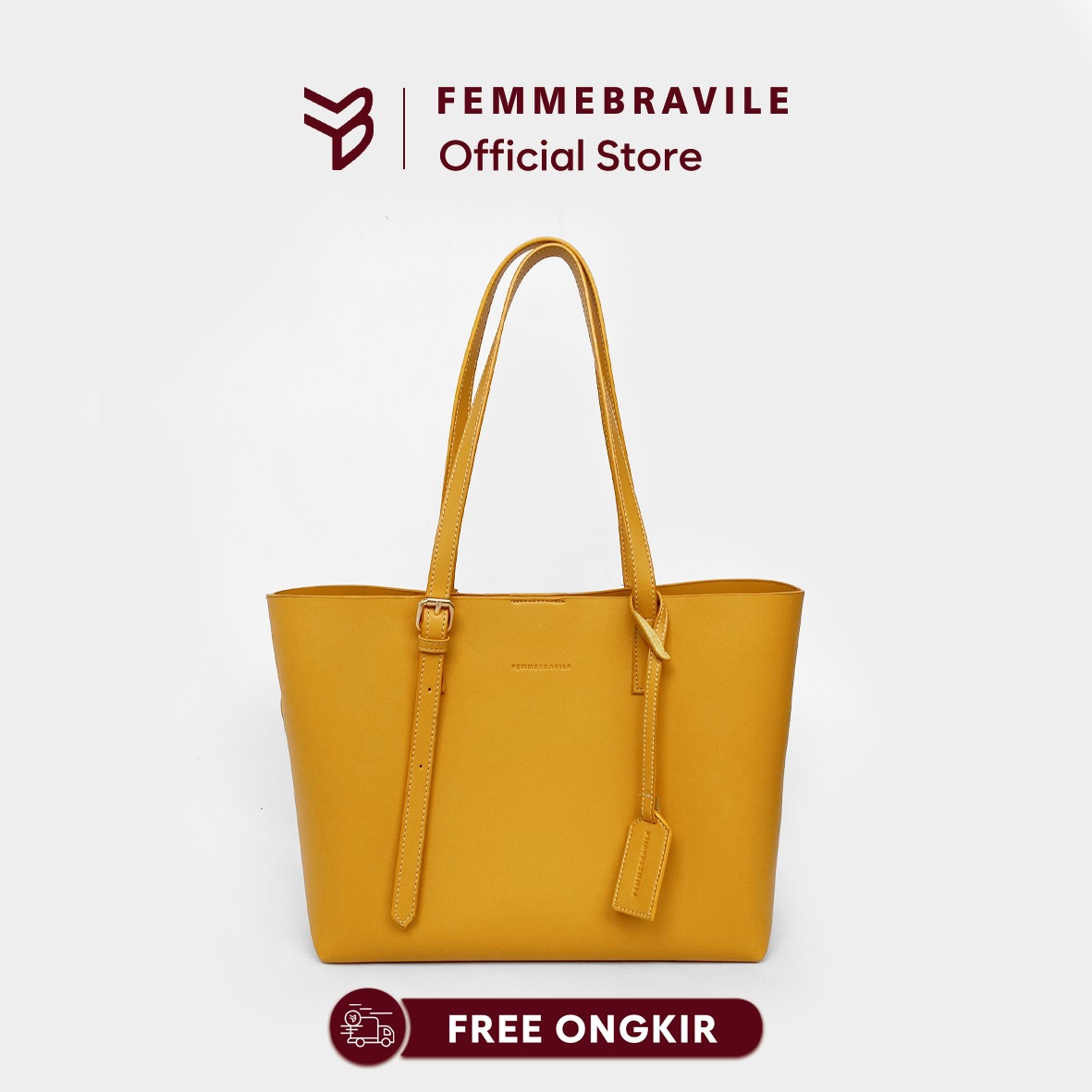 FEMMEBRAVILE Tas Wanita Totebag Fashion Wanita Shoulder Bag Totebag Kuliah Arma Bag