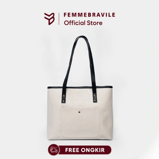 Image of Femmebravile - Tas Wanita - Totebag - Fashion Wanita - Shoulder Bag - Totebag Kuliah - Bona Bag