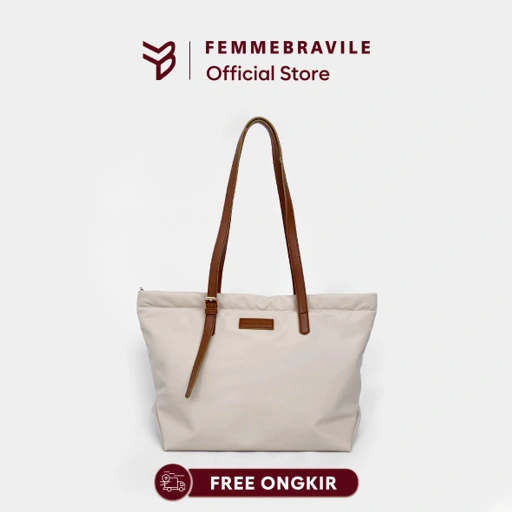 Image of FEMMEBRAVILE Tas Tote Bag Wanita Christie Tas Bahu Elegan Tas Wanita Totebag  Shoulder Bag