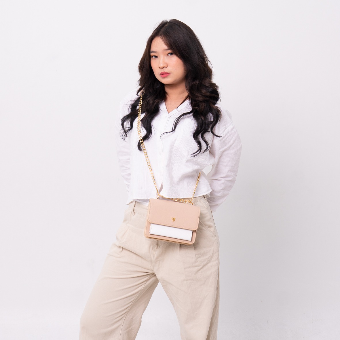 FEMMEBRAVILE Sling Bag Tas Selempang Wanita Fashion Women Shoulder bag Clarine Bag