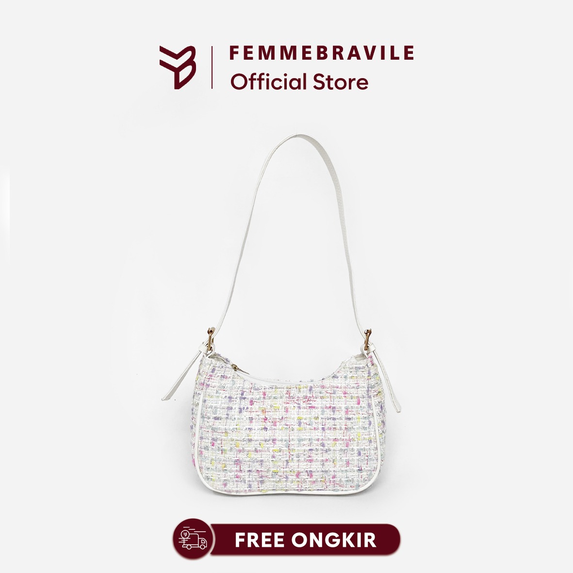 FEMMEBRAVILE Ella Bag Tas Wanita Shoulderbag Tas Bahu Fashion Bag Tas Tangan Wanita