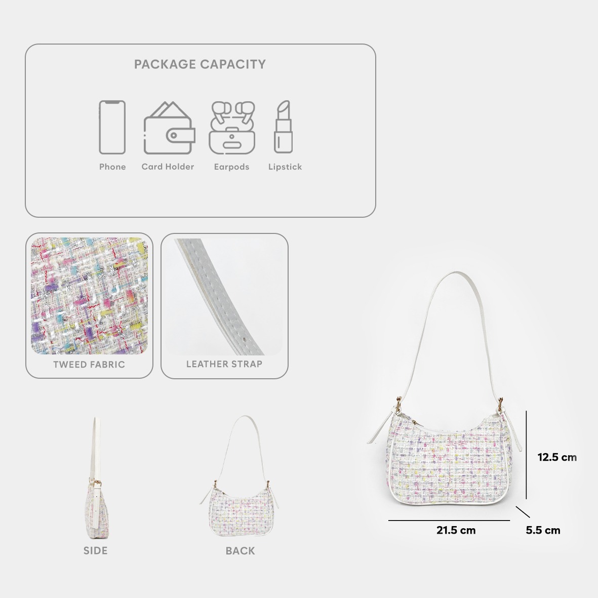 FEMMEBRAVILE Ella Bag Tas Wanita Shoulderbag Tas Bahu Fashion Bag Tas Tangan Wanita
