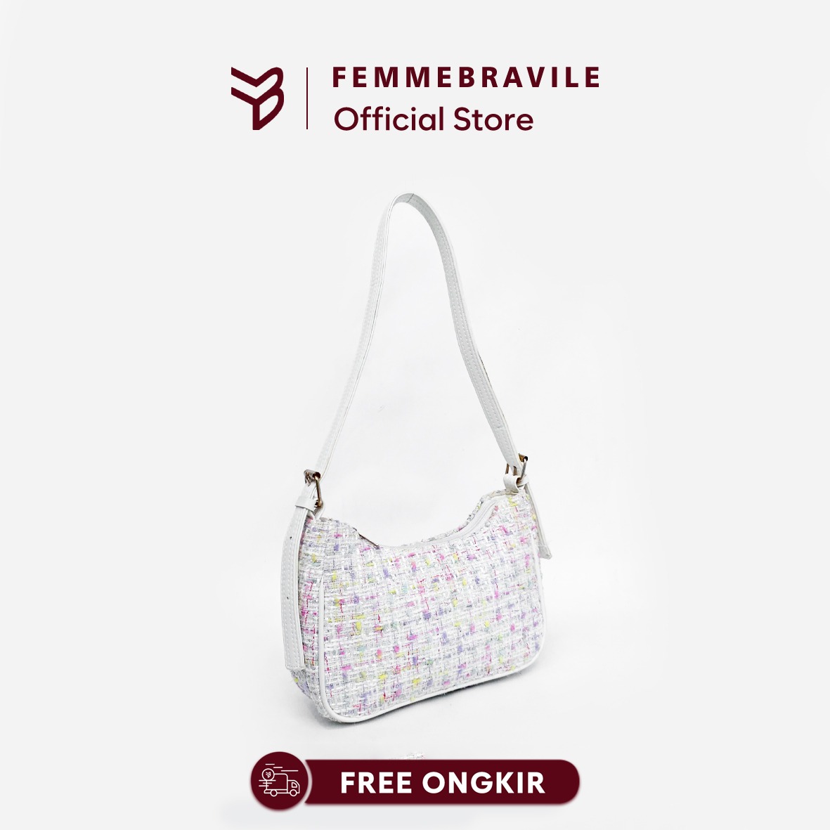 FEMMEBRAVILE Ella Bag Tas Wanita Shoulderbag Tas Bahu Fashion Bag Tas Tangan Wanita