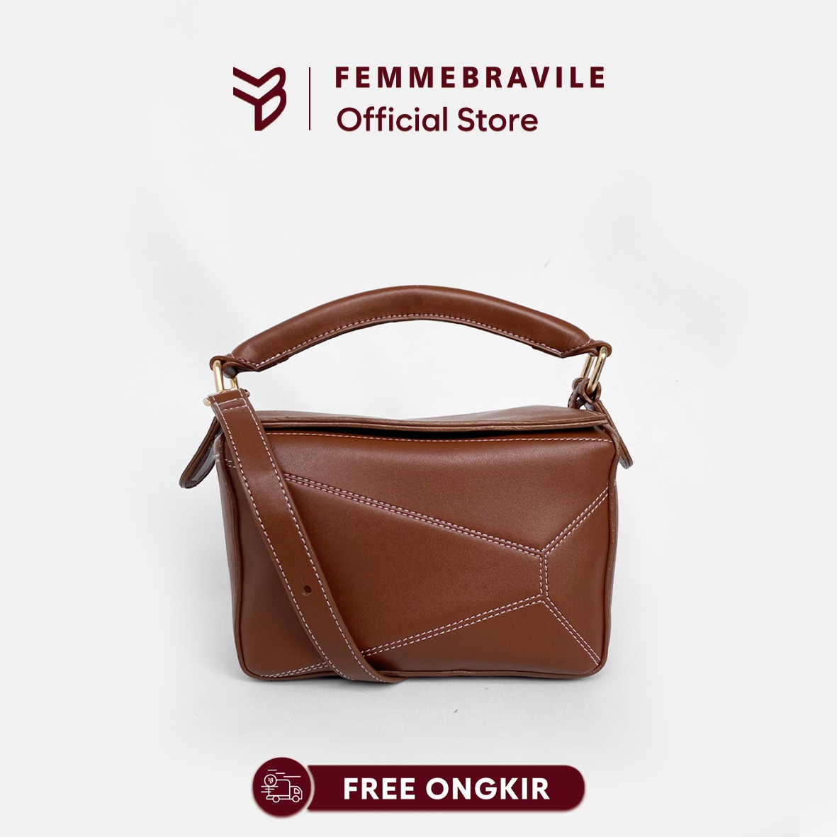 FEMMEBRAVILE Sling Bag Tas Selempang Wanita Fashion Women Shoulder bag Felicia Bag
