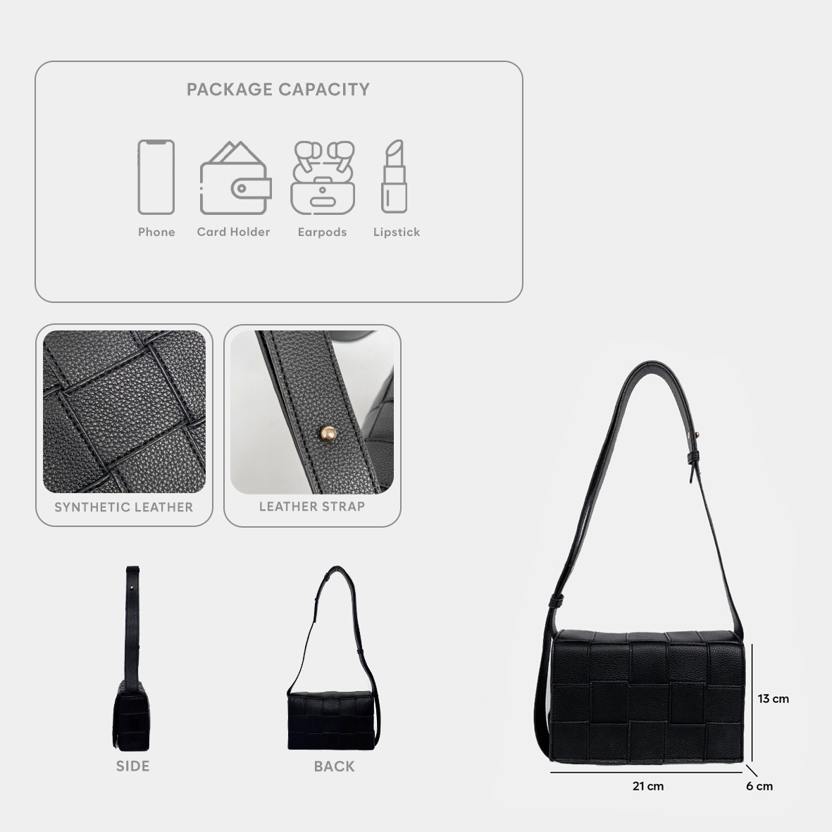 Femmebravile Sling Bag Tas Selempang Wanita Fashion Women Shoulder bag FEMME Mini Bag