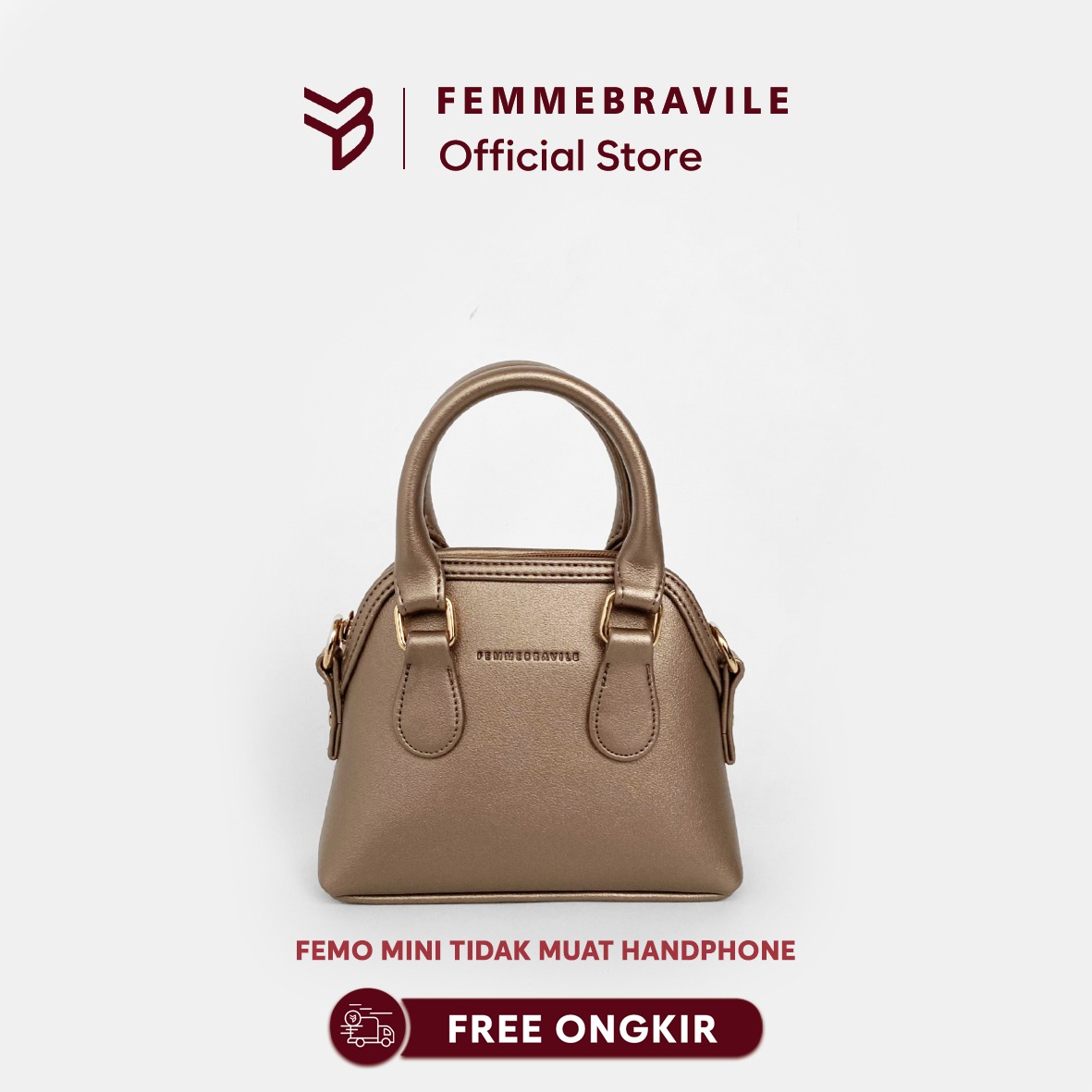 FEMMEBRAVILE Femo Mini Bag Tas Selempang Wanita Sling Bag Shoulder Bag Fashion Women