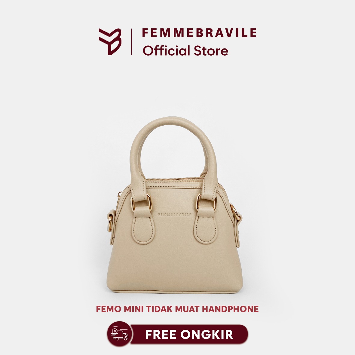 FEMMEBRAVILE Femo Mini Bag Tas Selempang Wanita Sling Bag Shoulder Bag Fashion Women