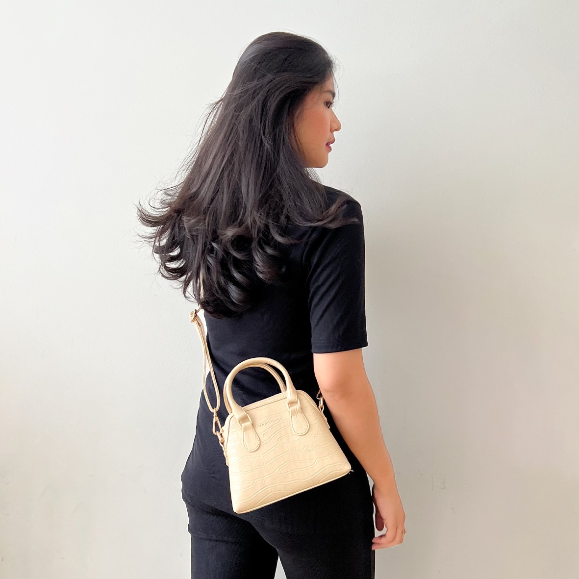 FEMMEBRAVILE Sling Bag Tas Selempang Wanita Fashion Women Shoulder bag Femo Mini Plus Croco