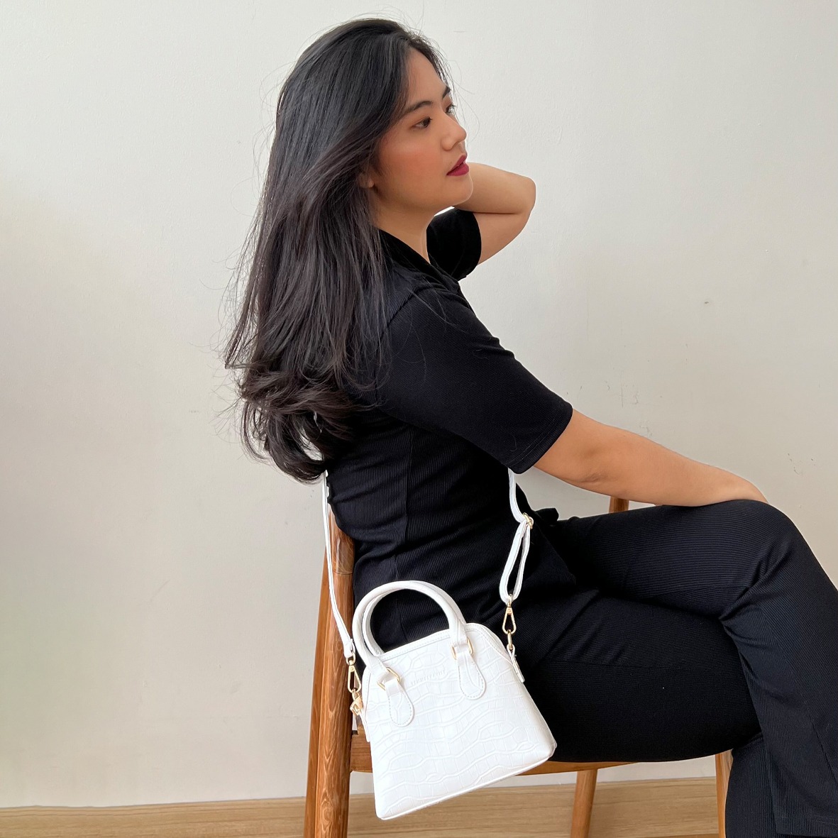FEMMEBRAVILE Sling Bag Tas Selempang Wanita Fashion Women Shoulder bag Femo Mini Plus Croco